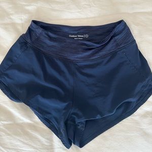 Outdoor voices exercise shorts. Small, blue